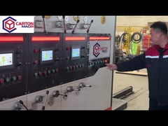 नालीदार गत्ते का डिब्बा बॉक्स बनाने की मशीन