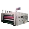 नालीदार कार्टन बॉक्स के लिए ऑटो फीडर 6 रंग फ्लेक्सो प्रिंटर स्लॉटर मशीन